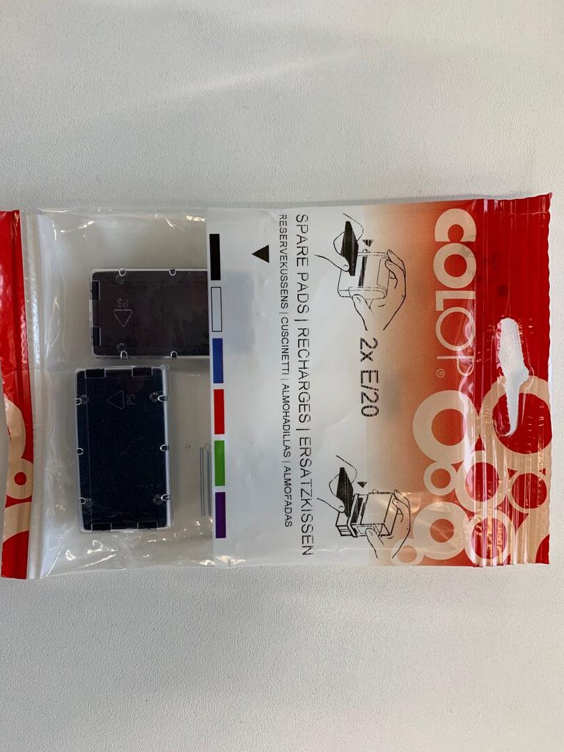 ENCRIER COLOP E/20 NOIR PAR 2 BLISTER