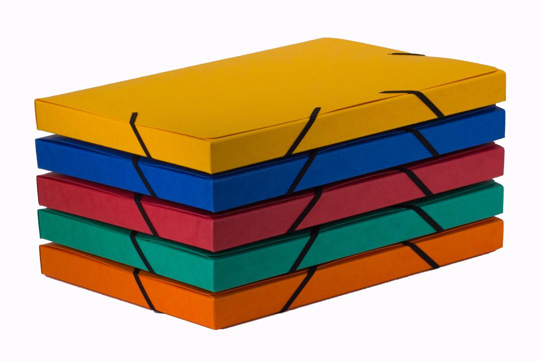 BOITE RANGEMENT CARTON A4 DOS DE 2.5CM BOX BRONYL