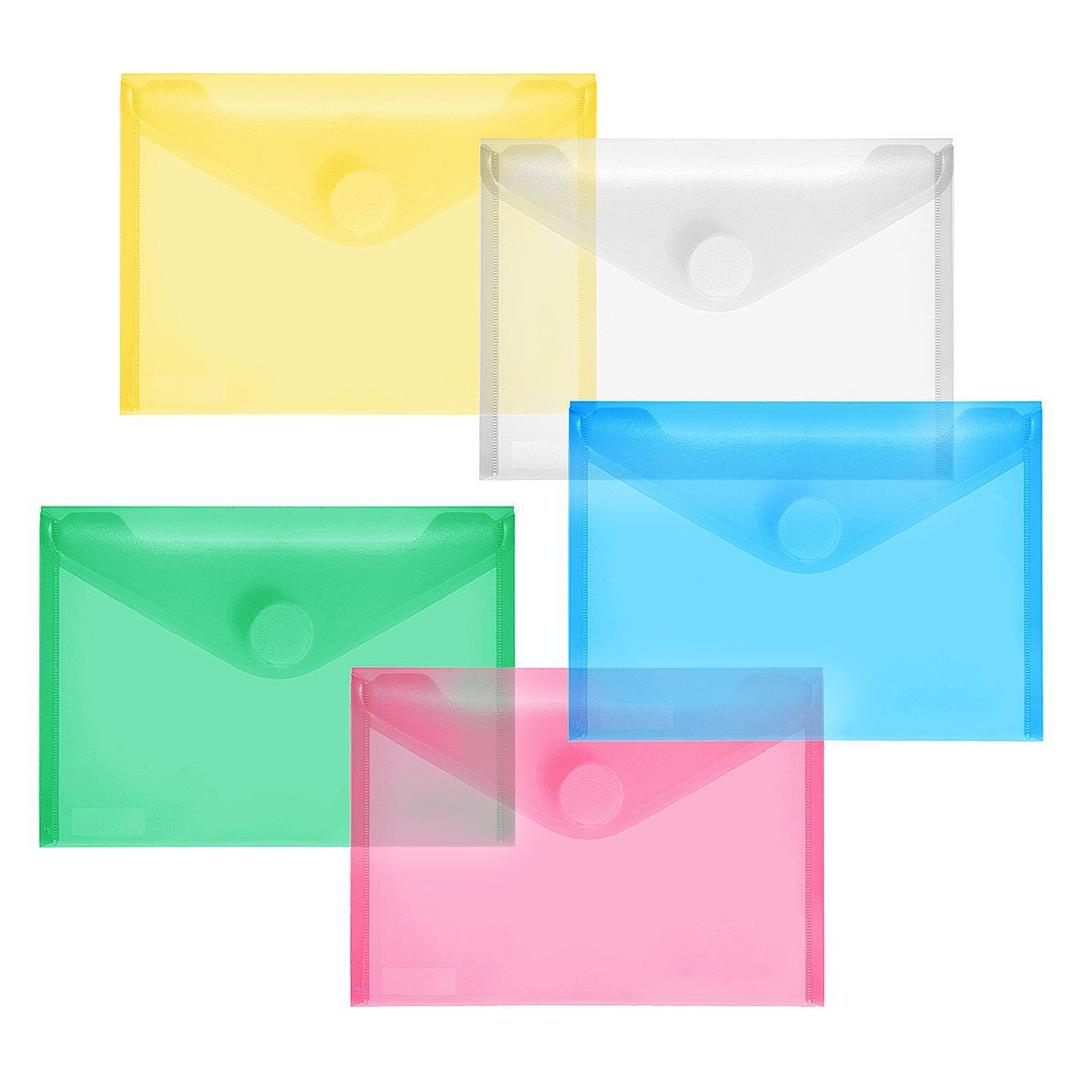 ENVELOPPE VELCRO A6 FOLDERSYS 125 X 176MM - COULEURS ASS