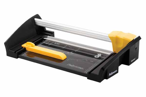 FELLOWES ROGNEUSE GAMMA A4 20 FLS - LAME ROTATIVE SAFECUT USAGE INTENSIF-POIGNEE TRANSPO