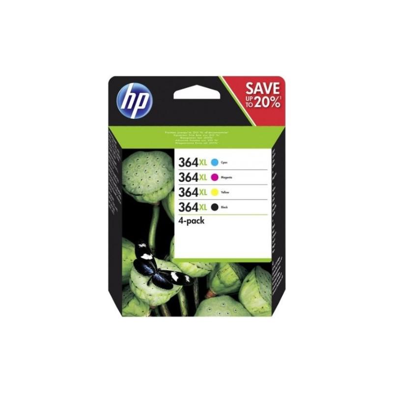 HP PACK 4 CARTOUCHES 364XL 4 COULEURS - HP364XL