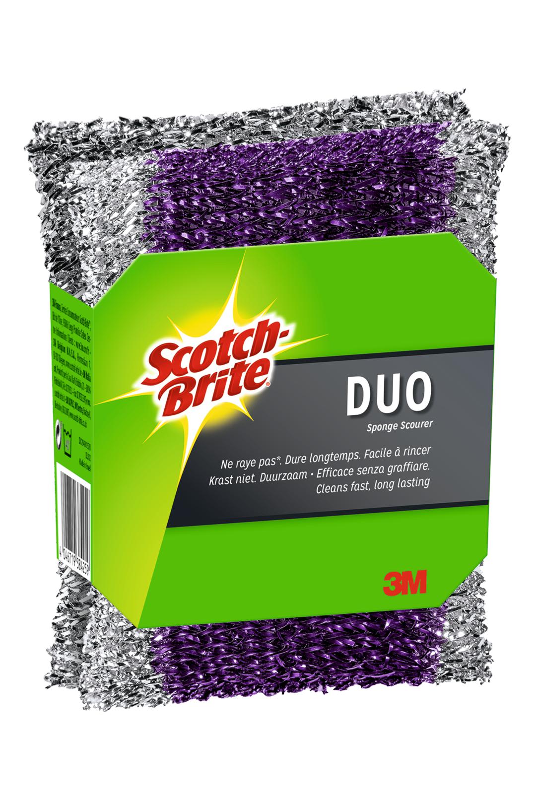 SCOTCH 2 EPONGES DUO NE RAYE PAS - SCOTCH BRITE NB01AA