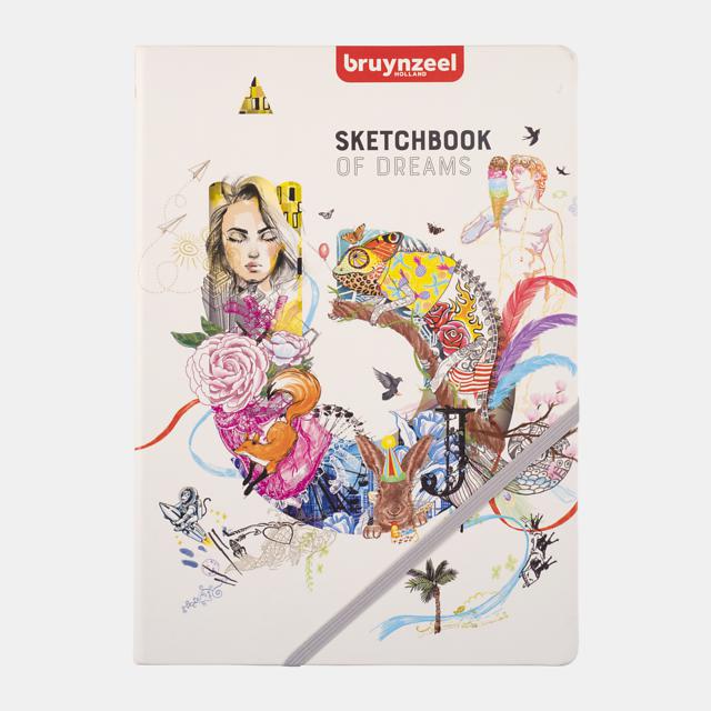 SKETCHBOOK BRUYNZEEL A4 CARNET CROQUIS - 80 FEUILLES 140 g/m² BLANCHES