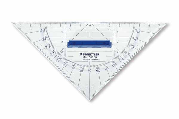 EQUERRE GEO 16CM STAEDTLER POIGNEE