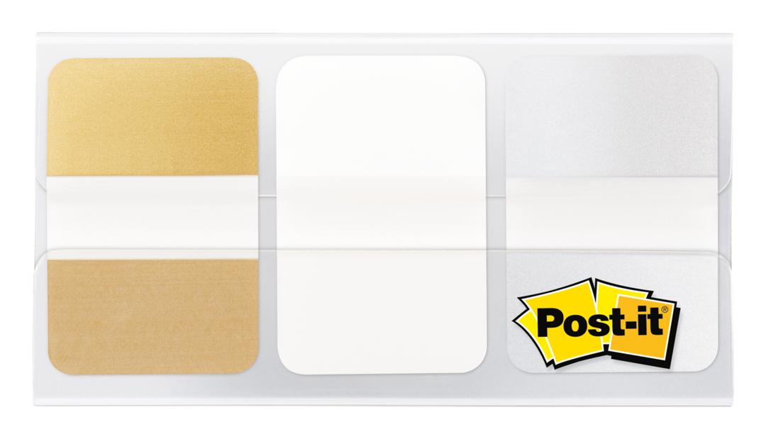 INDEX POST-IT RIGIDE COULMETAL 36 INDEX 25.4 X 38MM