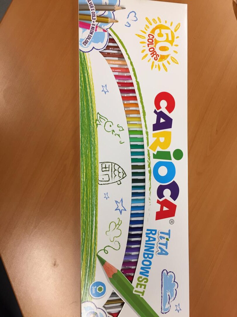 CARIOCA 50 CRAYONS DE COULEUR TITA CARIOCA