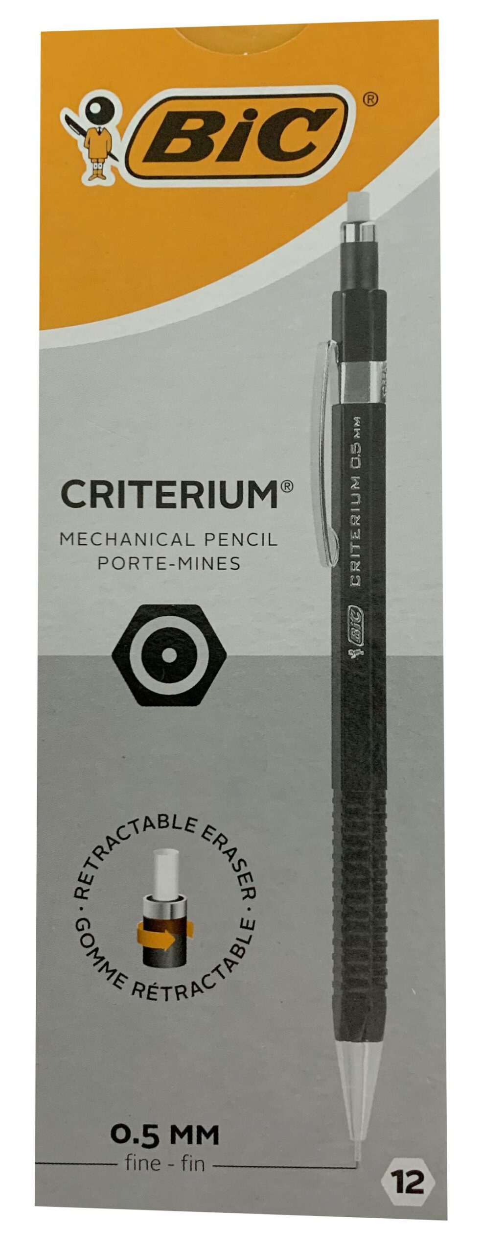 BIC PORTE MINES CRITERIUM 0.5 MM - AVEC GOMME