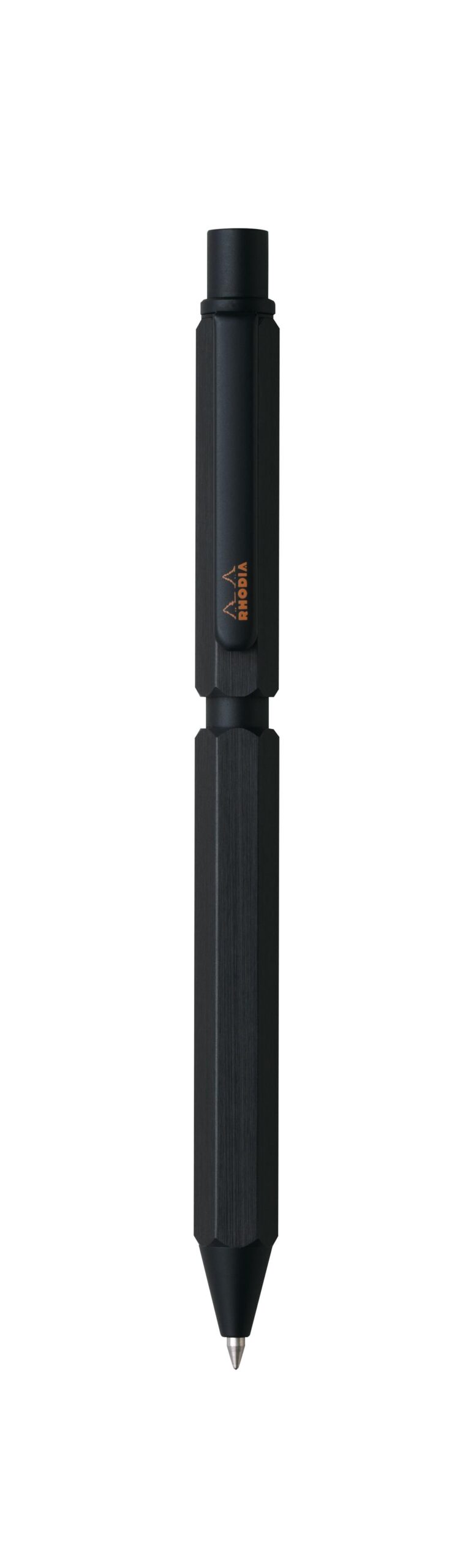 RHODIA MULTIPEN 3EN1 NOIR BILLE NOIR ET ROUGE + PM 0.5MM ALUMINIUM BROSSE