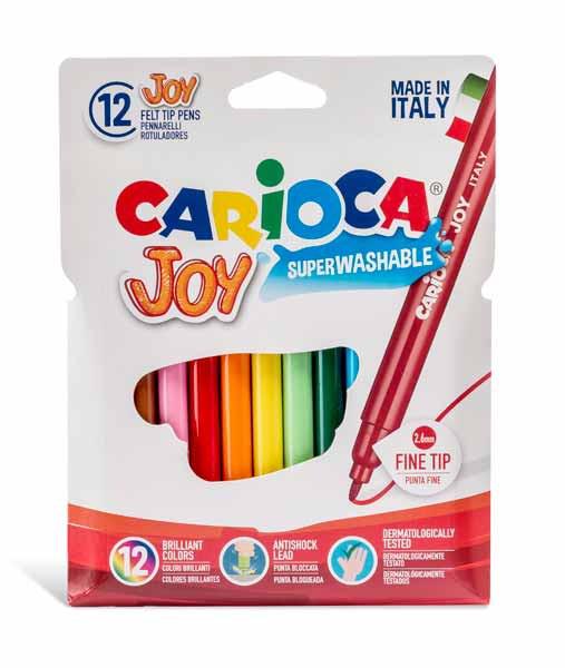 CARIOCA JOY POCH 12 FEUTRES SUPER LAVABLES