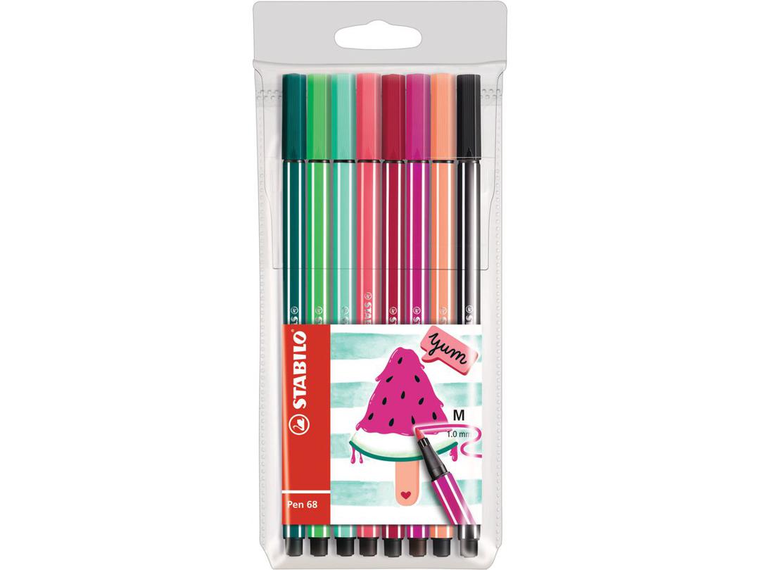 STABILO PEN 68 PAR 8 YUM COLOR