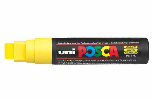 POSCA MARQUEUR JAUNE 15MM EXTRA LARGE
